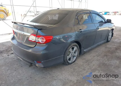 2011 Toyota Corolla S from USA, damaged, VIN 2T1BU4EEXBC629153